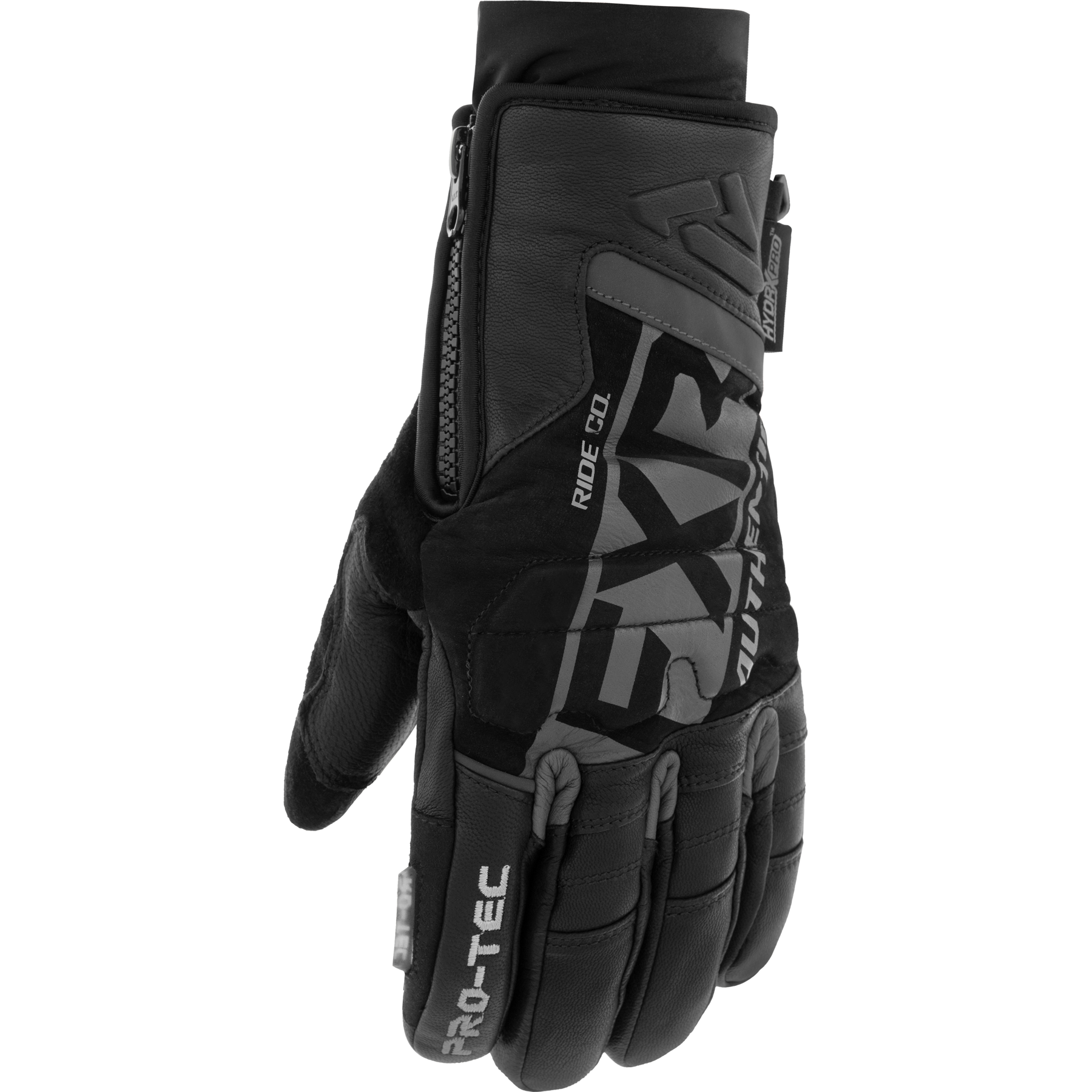fxr racing gloves  protec leather gloves - snowmobile
