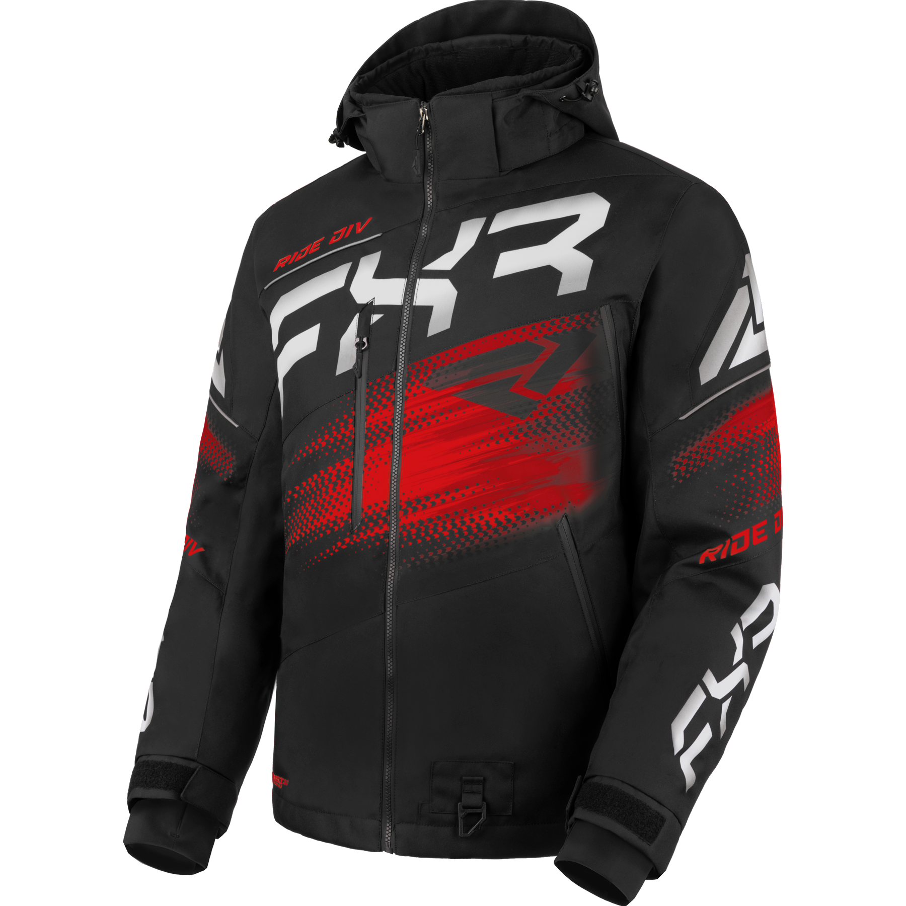 fxr racing jackets  boost fx f.a.s.t insulated - snowmobile