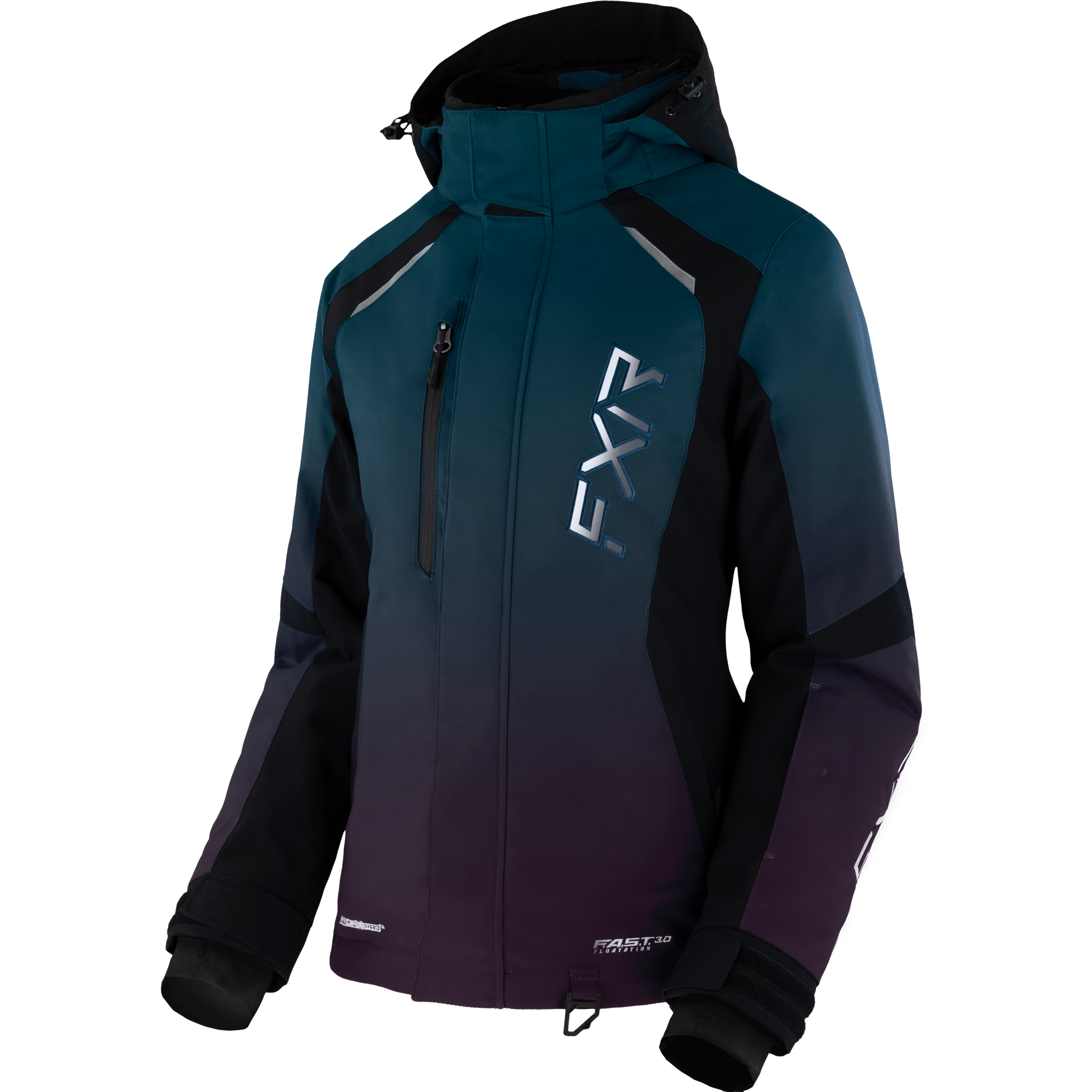 fxr racing jackets  pulse f.a.s.t. insulated - snowmobile