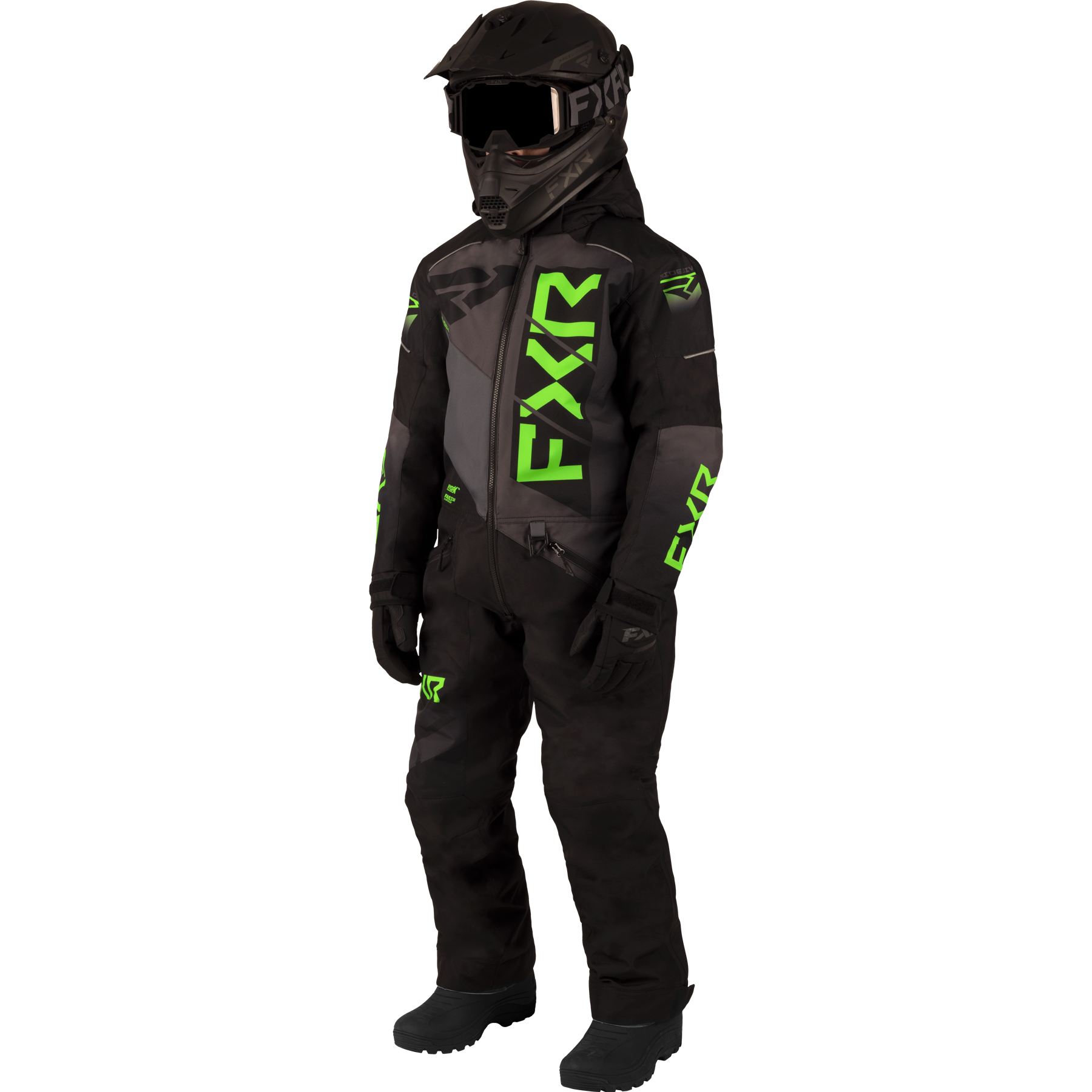 fxr racing monosuit  helium f.a.s.t. insulated - snowmobile