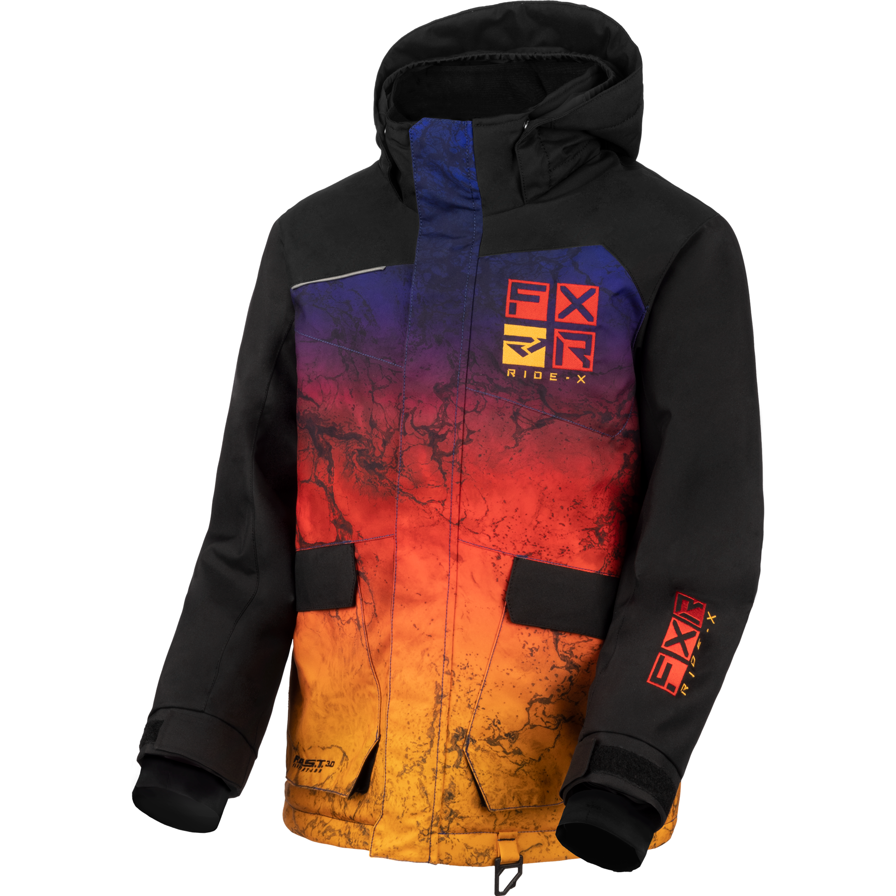 fxr racing jackets  kicker f.a.s.t. insulated - snowmobile