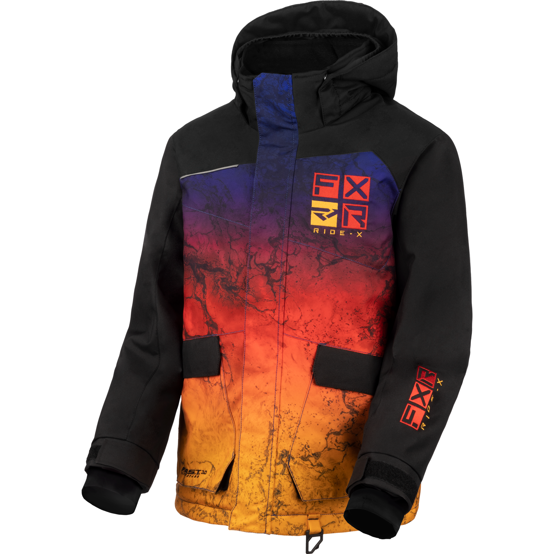 fxr racing jackets  kicker f.a.s.t. insulated - snowmobile