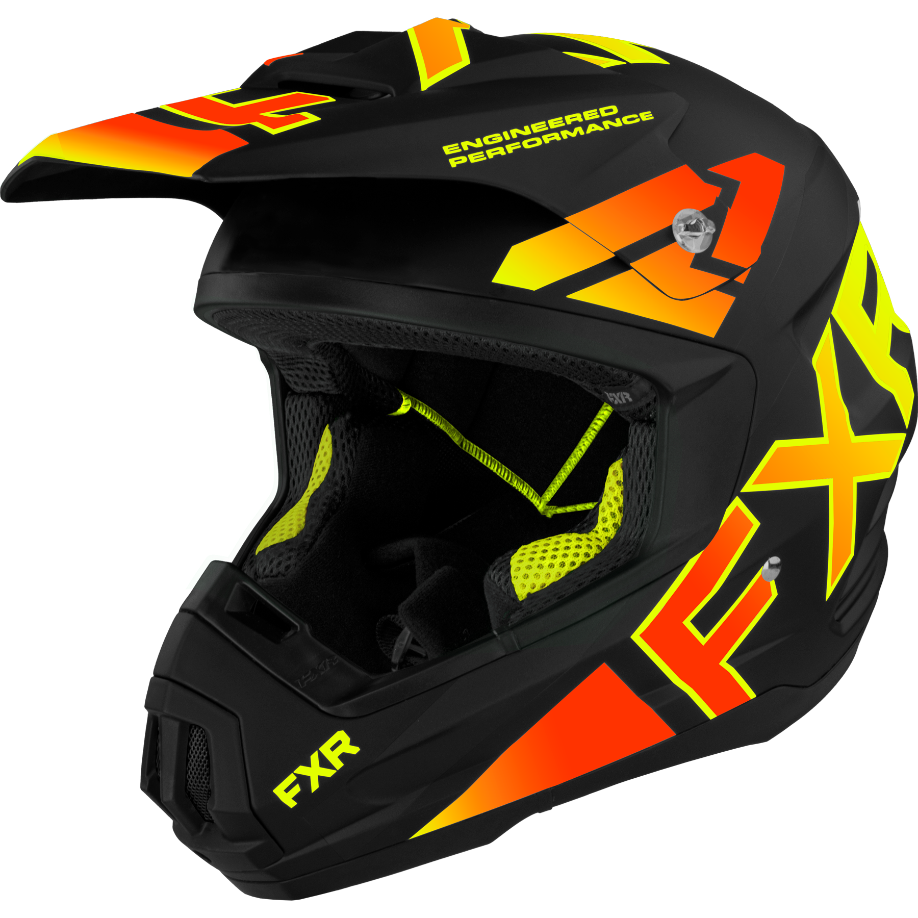 fxr racing helmets adult torque team full face - snowmobile