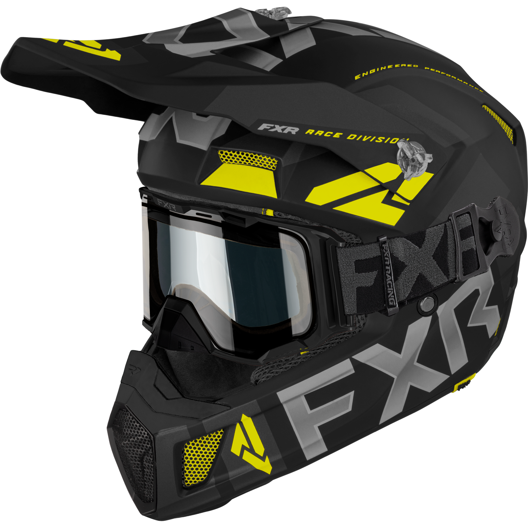 fxr racing full face helmets adult clutch cold stop qrs