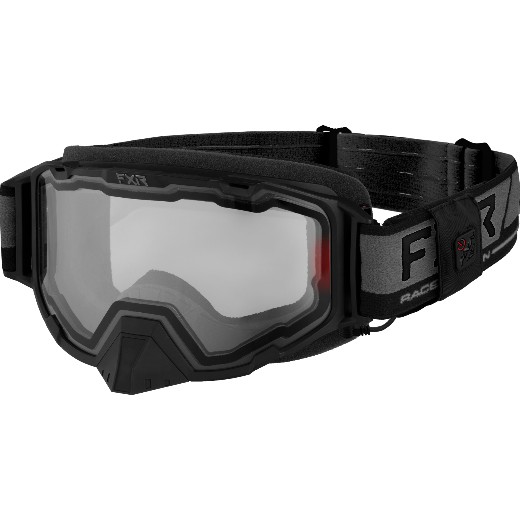fxr racing goggles adult maverick cordless electric goggles - snowmobile