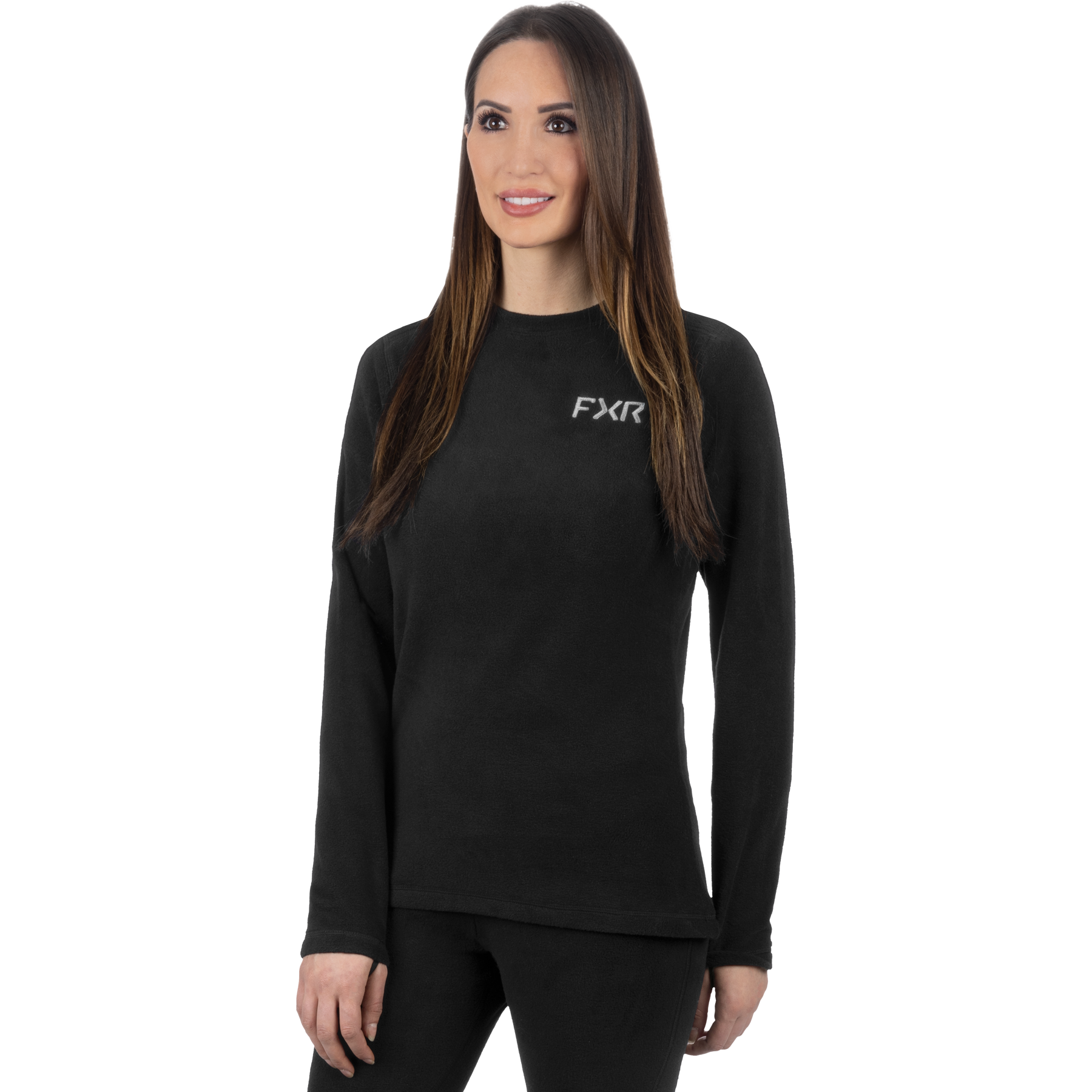 fxr racing top baselayers for womens pyro thermal longsleeve