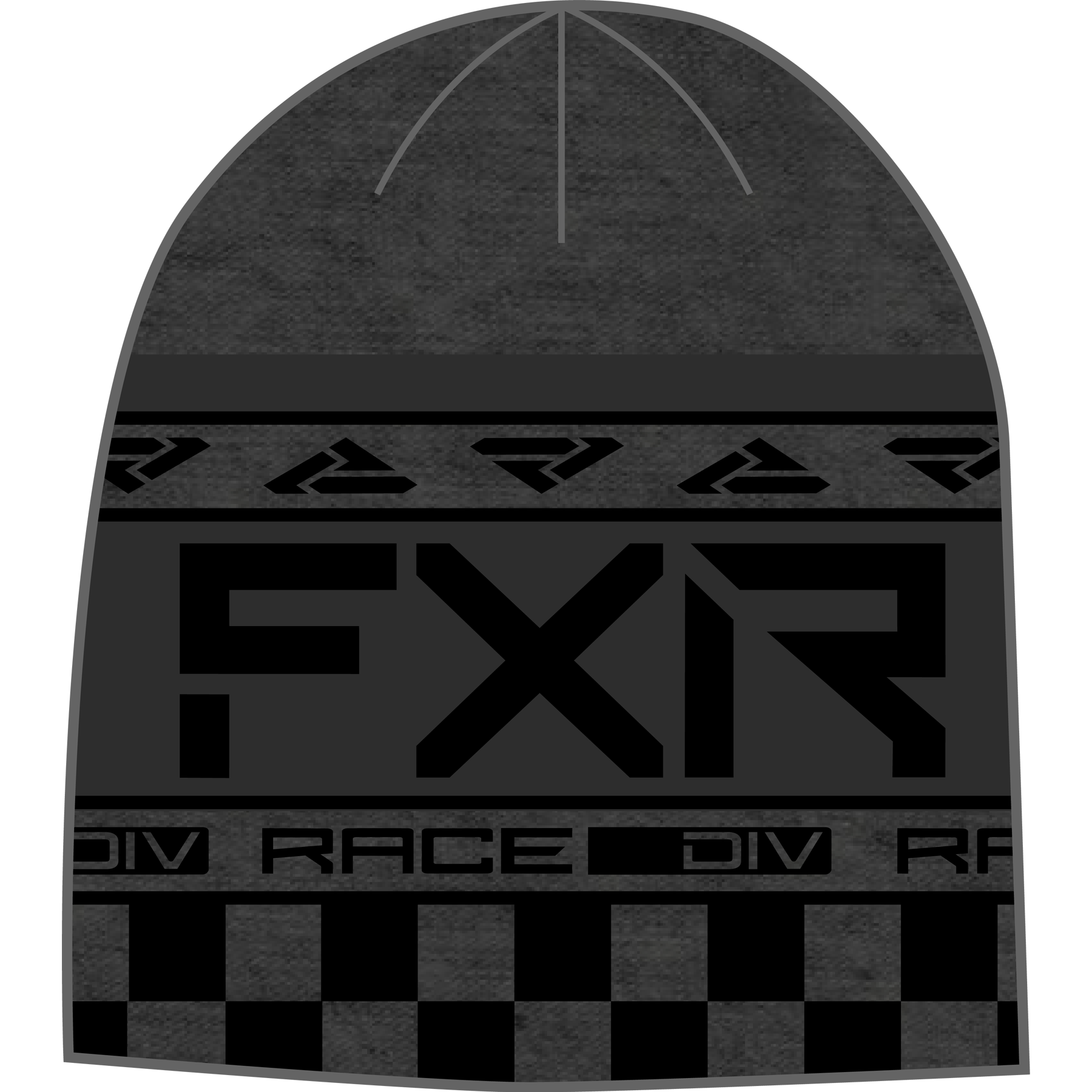 fxr racing headwear adult race division beanie beanie - snowmobile