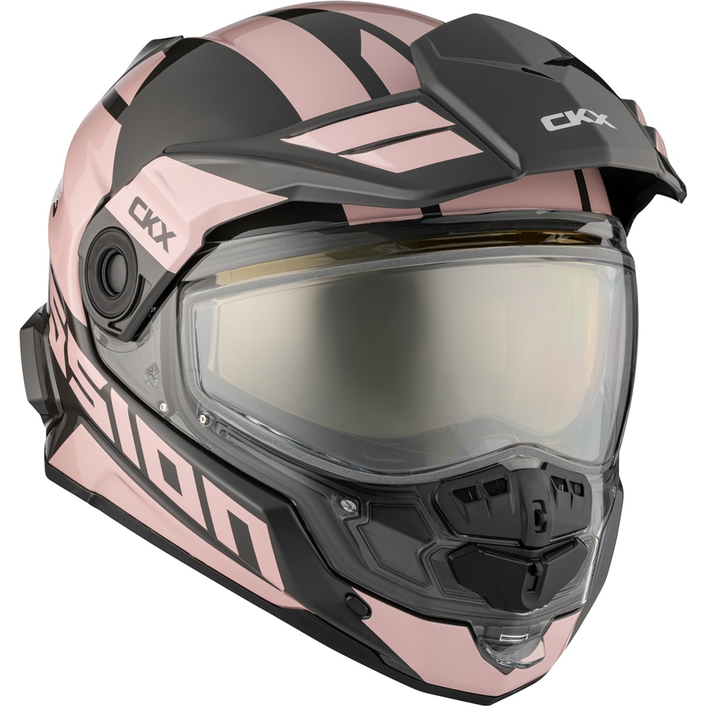 ckx helmets adult mission ams space (electric) electric shield - snowmobile