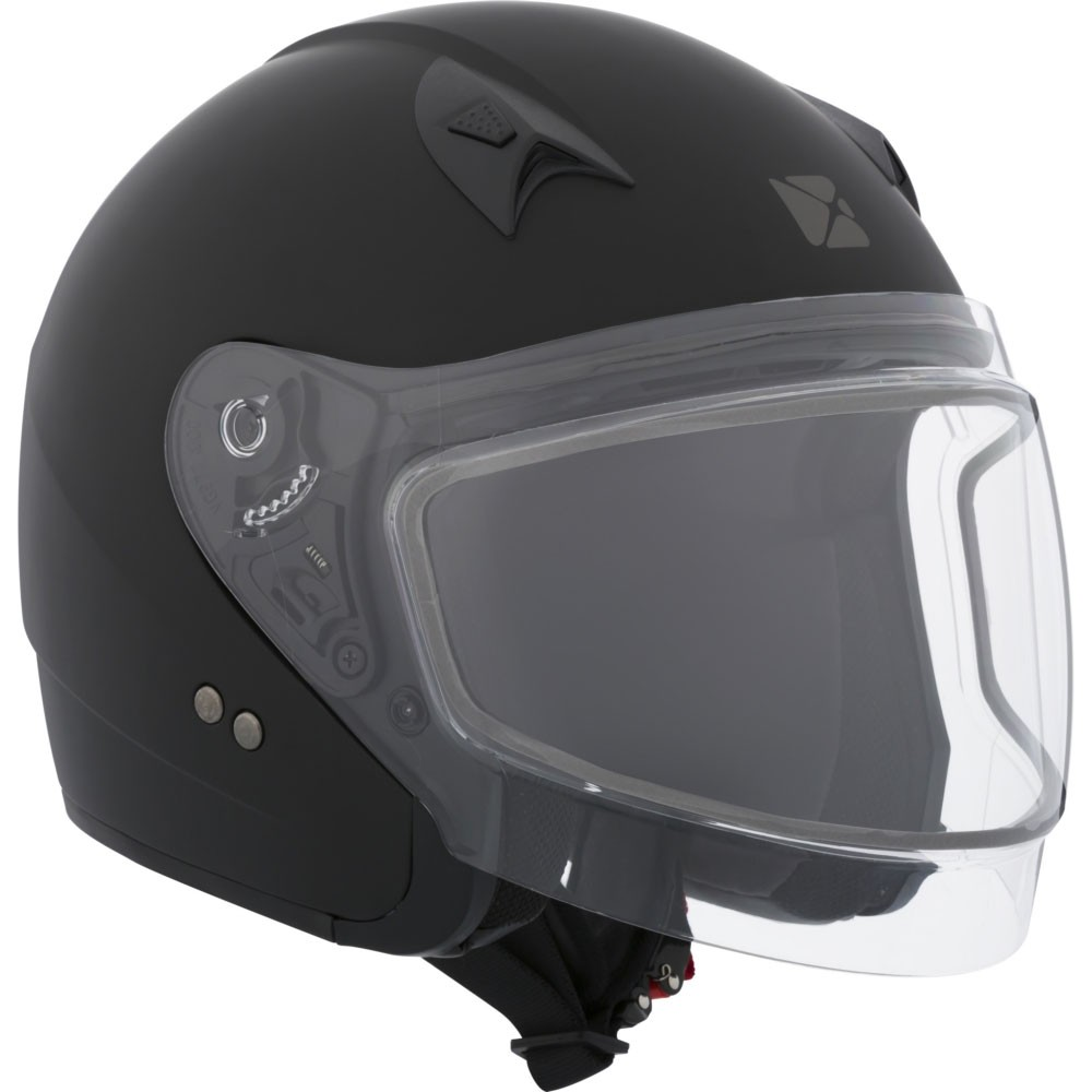 ckx helmets adult vg977 solid (dual) open face - snowmobile